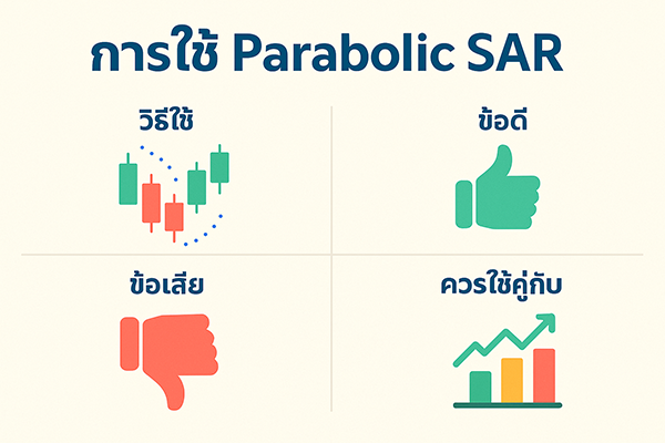 Parabolic SAR คืออะไร? วิธีใช้ในการเทรด Forex และข้อดี–ข้อเสีย