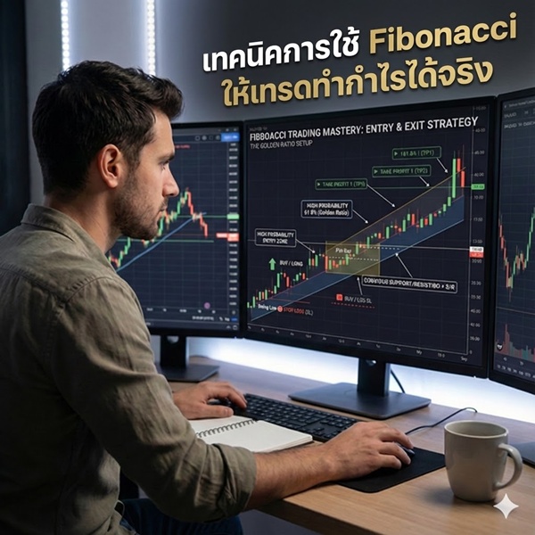 เทคนิคการใช้ fibonacci ให้เทรดทำกำไรได้จริง
